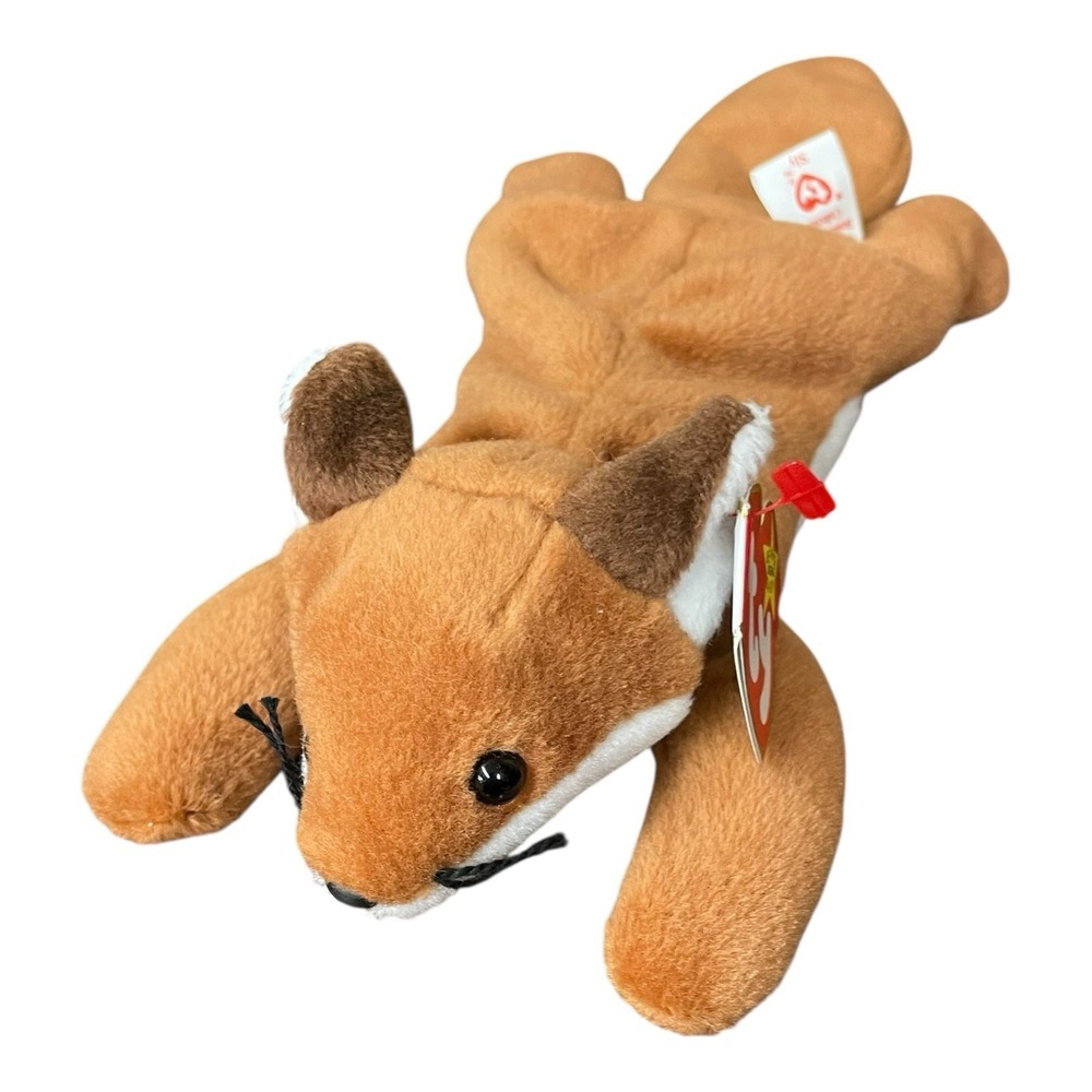Ty‎ Beanie Baby Sly - MWMT Fox 1996 PVC